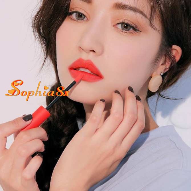 [Auth Hàn] Son Kem Lì 3CE Velvet Lip Tint Save Me Màu Cam San Hô Neon