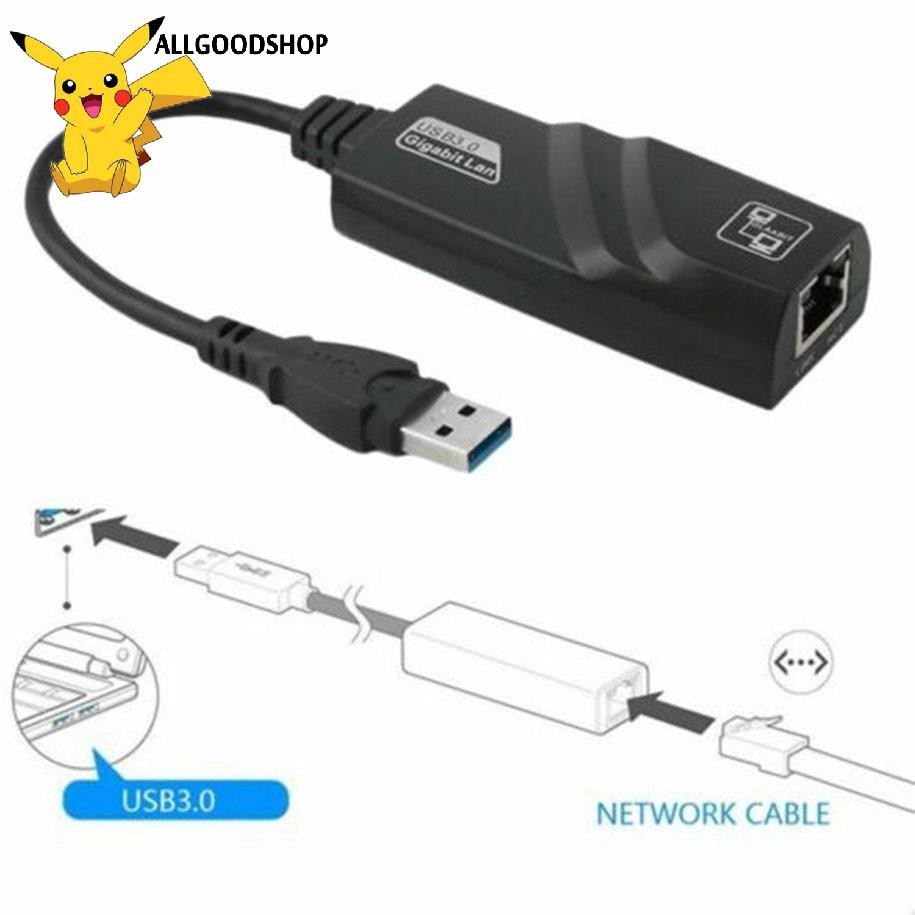 all} Adapter mạng chuyển đổi USB 3.0 thành RJ45 Gigabit RJ45 LAN (10/100/1000) mbps