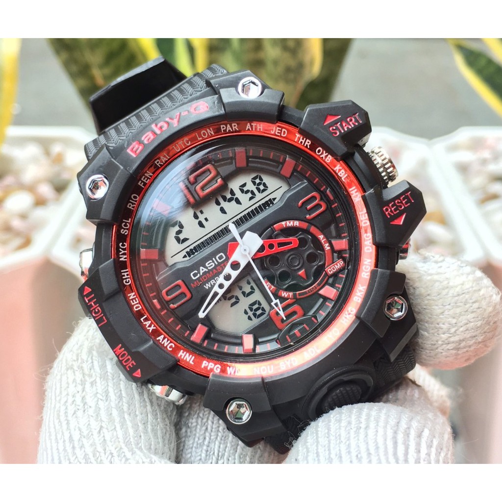 Đồng hồ điện tử thể thao unisex B-A-B-Y-G BBA02, mẫu hottrend giới trẻ 2021, chống nước 3atm, đèn led 7 màu | BigBuy360 - bigbuy360.vn