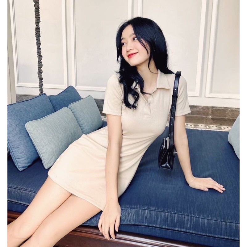 VÁY POLO DÁNG XOÈ CHẤT THUN DÀY DẶN(HÀNG XẤU LỔI BAO ĐỔI TRẢ MIỄN PHI)