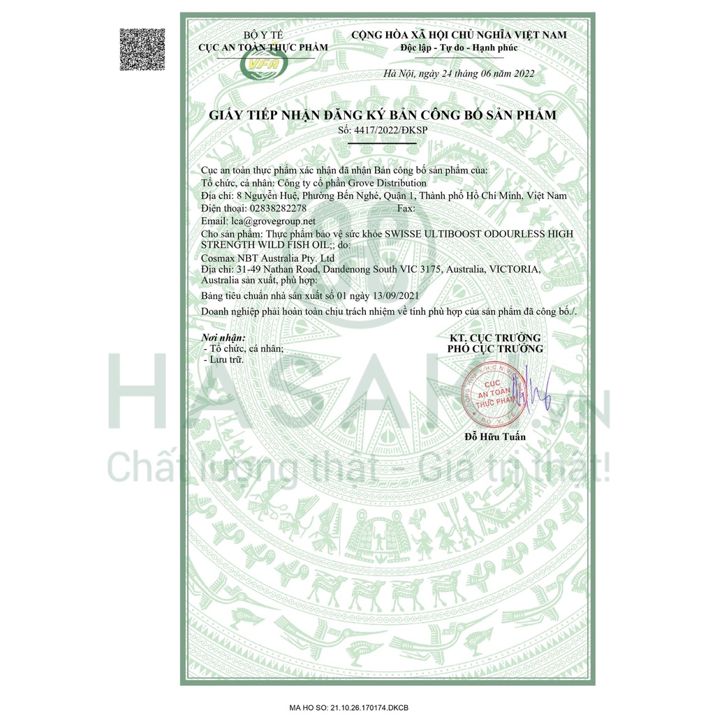 Viên Uống Dầu Cá Swisse Liều Cao Không Mùi 1500mg 200 Viên Ultiboost Odourless High Strength Wild Fish Oil | Hasaki