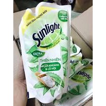 SET 3 TÚI NƯỚC RỬA CHÉN BÁT SUNLIGHT 550g THIÊN NHIÊN MUỐI KHOÁNG LÔ HỘI 5.0