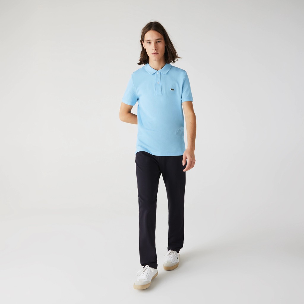 Áo Polo Nam Lacoste Men's Slim Fit Polo In Petit Piqué Light Blue 709