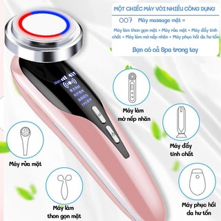 Máy massage mặt, rửa mặt, làm đẹp ion