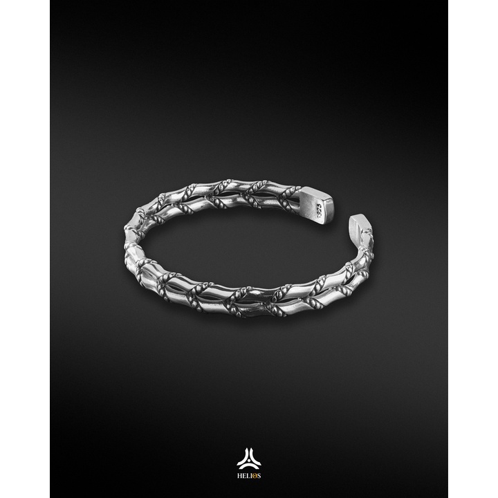 Vòng tay kim loại nam, nữ Helios Bam VTKL0119