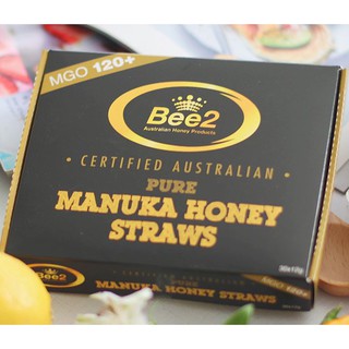 [BEE2] MANUKA honey straws - Mật ong Manuka dạng gói tiện lợi (MGO 120+)