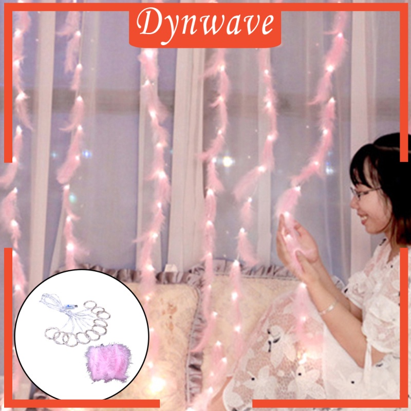 Dây đèn LED lông vũ trang trí