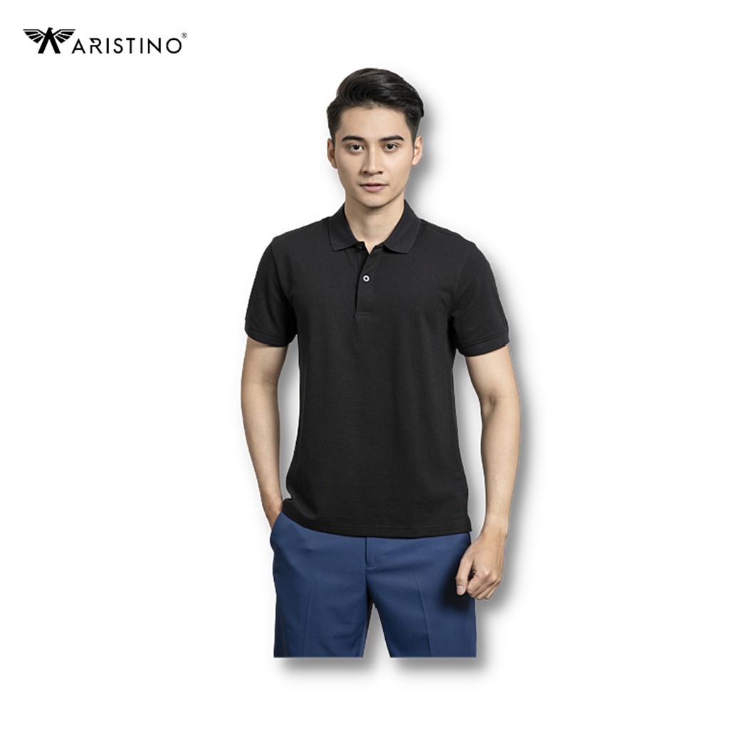 Áo Polo Nam, Áo Thun Nam ARISTINO Trơn Có Cổ Chất Cotton Cao Cấp - Apsr01