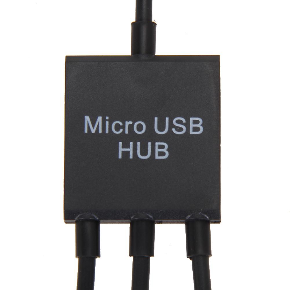 Hub OTG 3 trong 1 cổng Micro USB 2.0