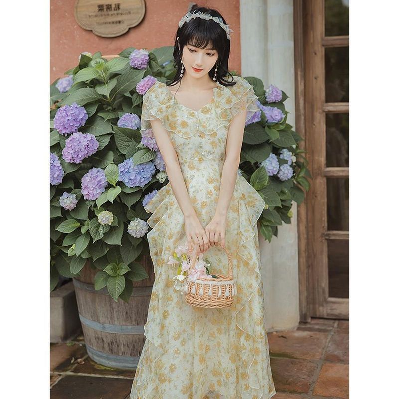 🌺order🌺 đầm tiểu thư hoa nhí