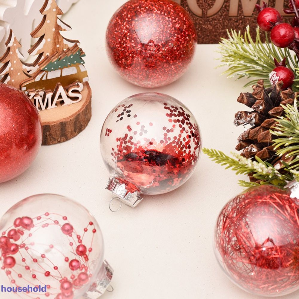 Set 30 quả châu 6cm trang trí cây thông Noel