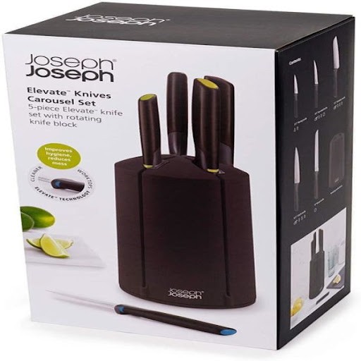 Bộ dao nhà bếp Joseph Joseph 5 món kèm cốc cắm dao