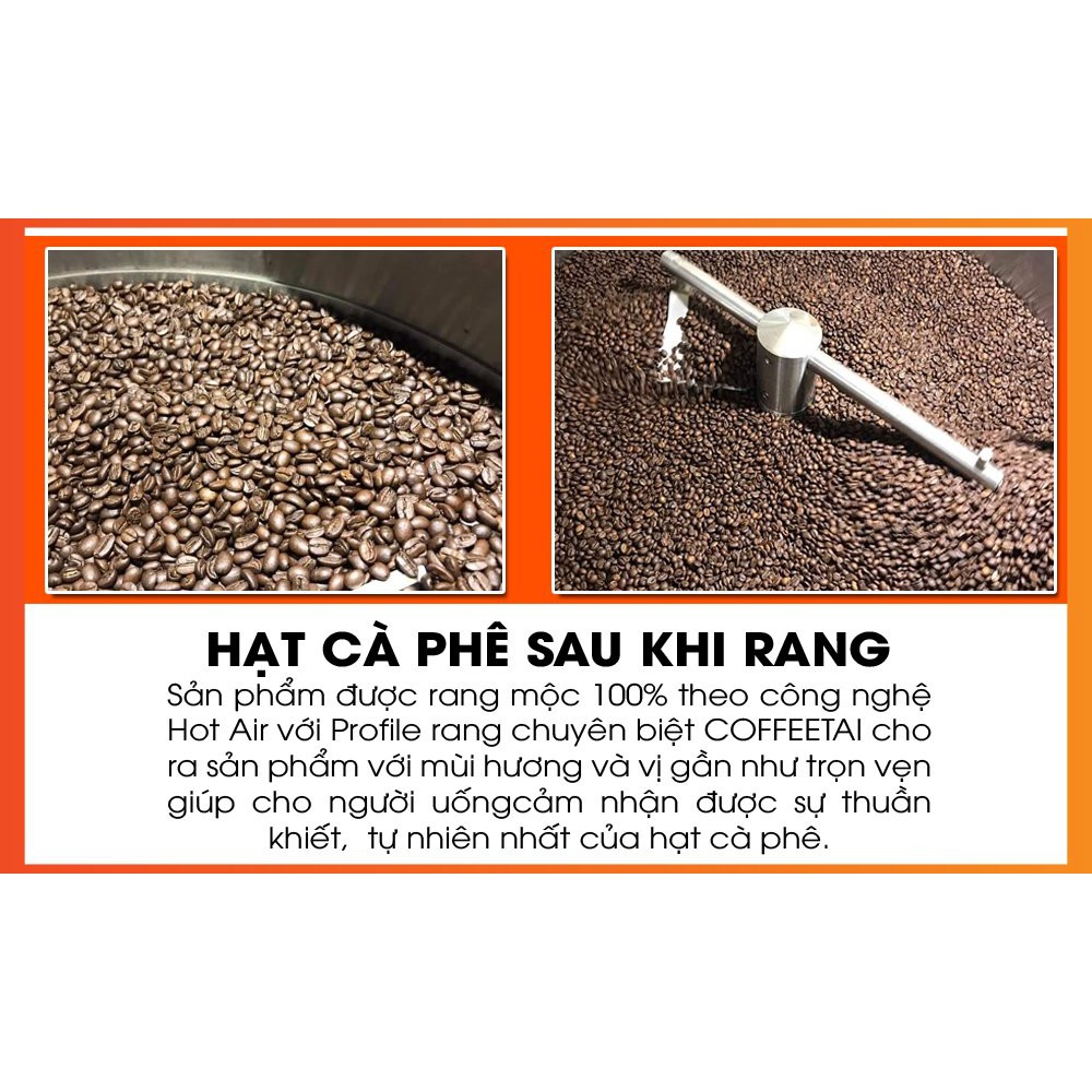500GR Cà Phê Mộc Rang Xay Nguyên Chất Robusta COFFEETAI, Combo Mua 2 Hộp Được Tặng 01 Mũ Bảo Hiểm Có Gương Chất Lượng | BigBuy360 - bigbuy360.vn