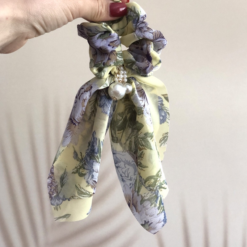 Dây Buộc Tóc Nơ Satin Cỡ Lớn Phong Cách Hàn Quốc Mới