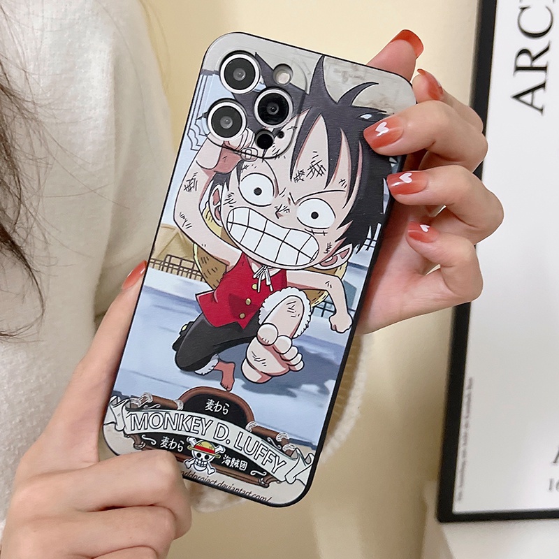Side Pattern Shockproof Back Cover For Oppo Reno Reno 2 Reno 2Z 2F Reno 5 Realme C15 C12 Realme 5 5i C3 6i Realme 5 Pro Reno 3 Soft Anime One Piece Phone Case