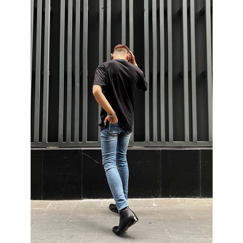 Quần Jeans nam màu xanh đậm