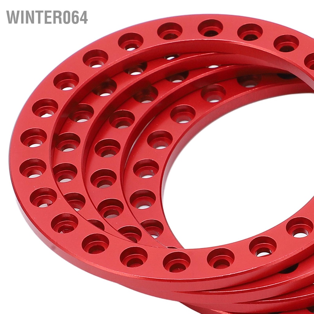 Winter064 4 cái Bánh xe bên ngoài Vòng hạt nhân bằng nhôm hợp kim Vành vòng cho Trung tâm bánh VP 1.9 inch