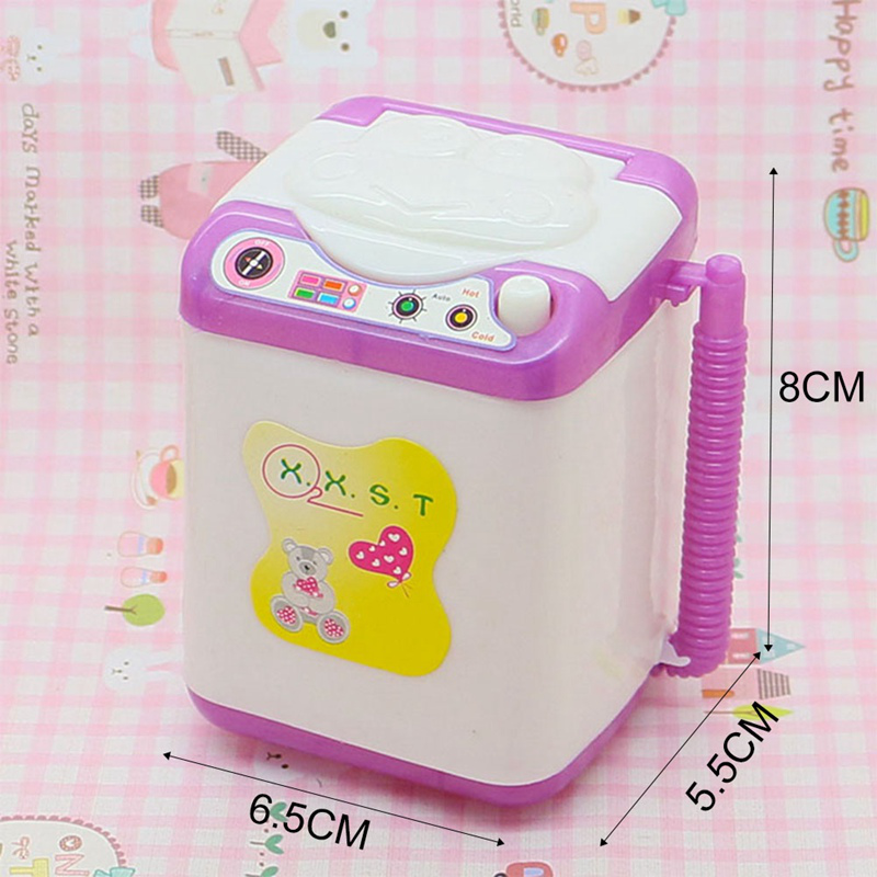 Barbie Doll Washing Machine Play House Toy Accessories Mini Washing Machine