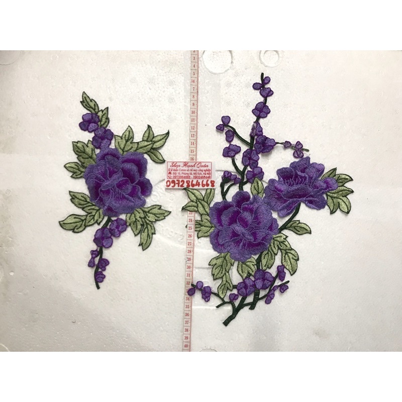 Bông Hoa thêu mã H20 và H120 (Shop giao đơn tiền hàng từ 50k)