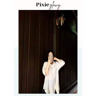 Áo sơ mi basic vạt dài thoải mái