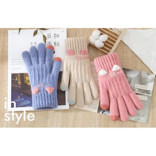 Găng Tay Len Ấm Len Mềm Bao Tay Thời Trang Bé BeBeShop