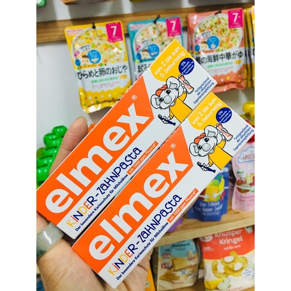 KEM ĐÁNH RĂNG ELMEX CỦA ĐỨC CHO BÉ 2-6 TUỔI