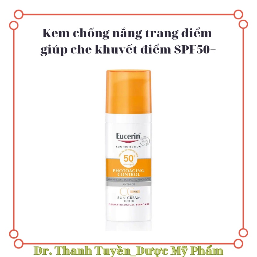 Kem chống nắng trang điểm CC Fair SPF50+ 50ml