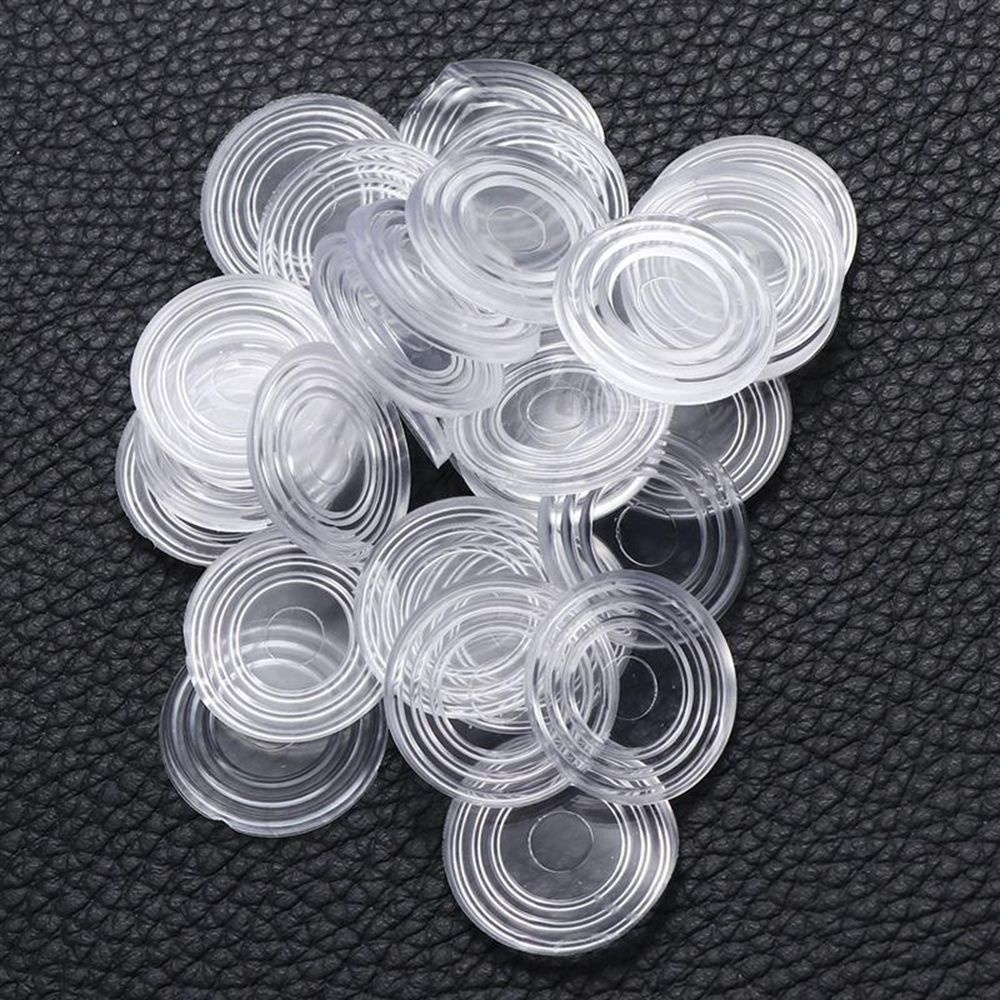 Set 10 miếng đệm trong suốt lót chân bàn/ghế hình tròn bảo vệ sàn nhà chống trượt