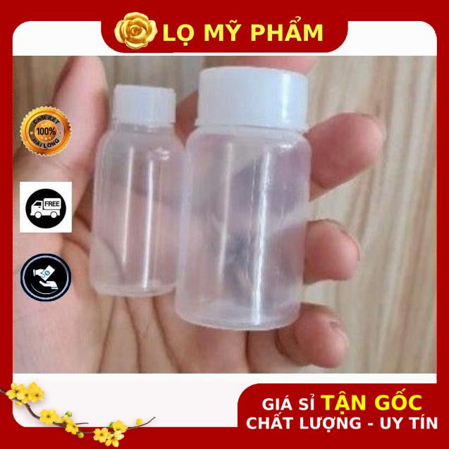 Lọ Nhựa ❤ GIÁ TỐT NHẤT ❤ [100c] Hủ nhựa mềm 10ml,30ml chiết mỹ phẩm, đựng dung dịch , phụ kiện du lịch