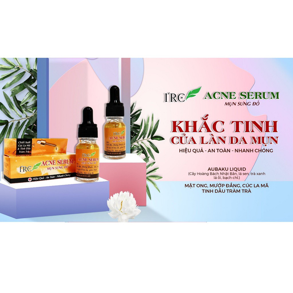 Serum mụn sưng đỏ IRC giảm thâm và tái tạo da, tiêu viêm không tái lại mụn, dưỡng ẩm và làm sáng da | BigBuy360 - bigbuy360.vn