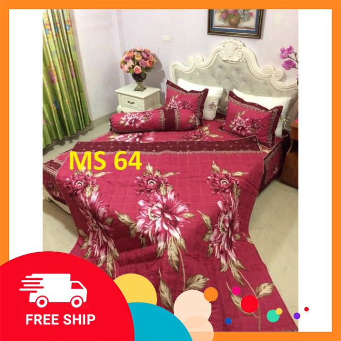 <FREE SHIP> ComBO 4 Món  1 vỏ Ga Chun,  2 Vỏ Gối Đầu,  1 Vỏ Gối Ôm  nhiều màu để lựa chọn GIÁ TỐT CHỈ CÓ TẠI TIỆN ÍCH SH