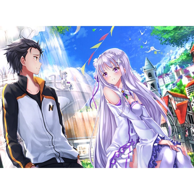 1811 Mô hình nữ hentai Emilia EXQ Figure Nhật Anime Re Zero Himechan Gacha