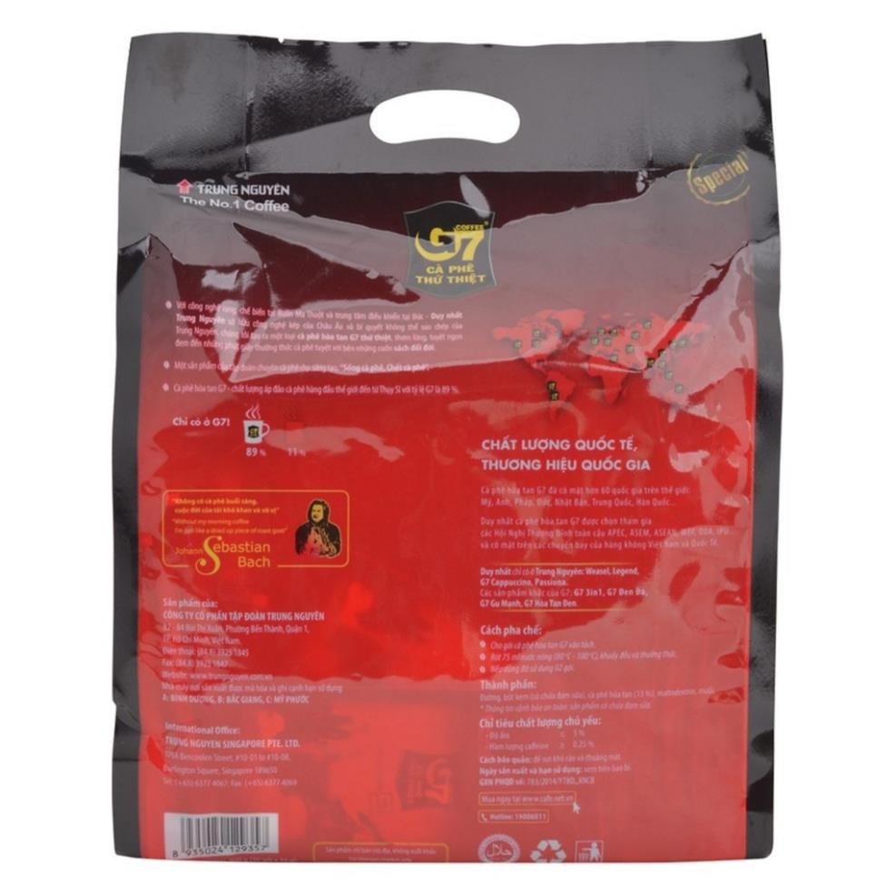 Cafe G7 Trung Nguyên bịch 50 gói
