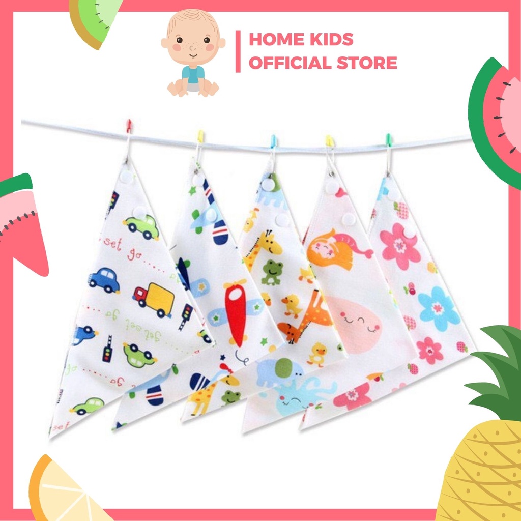 [HCM - SIÊU RẺ] KHĂN YẾM VẢI XÔ TAM GIÁC MỀM MẠI CHO BÉ