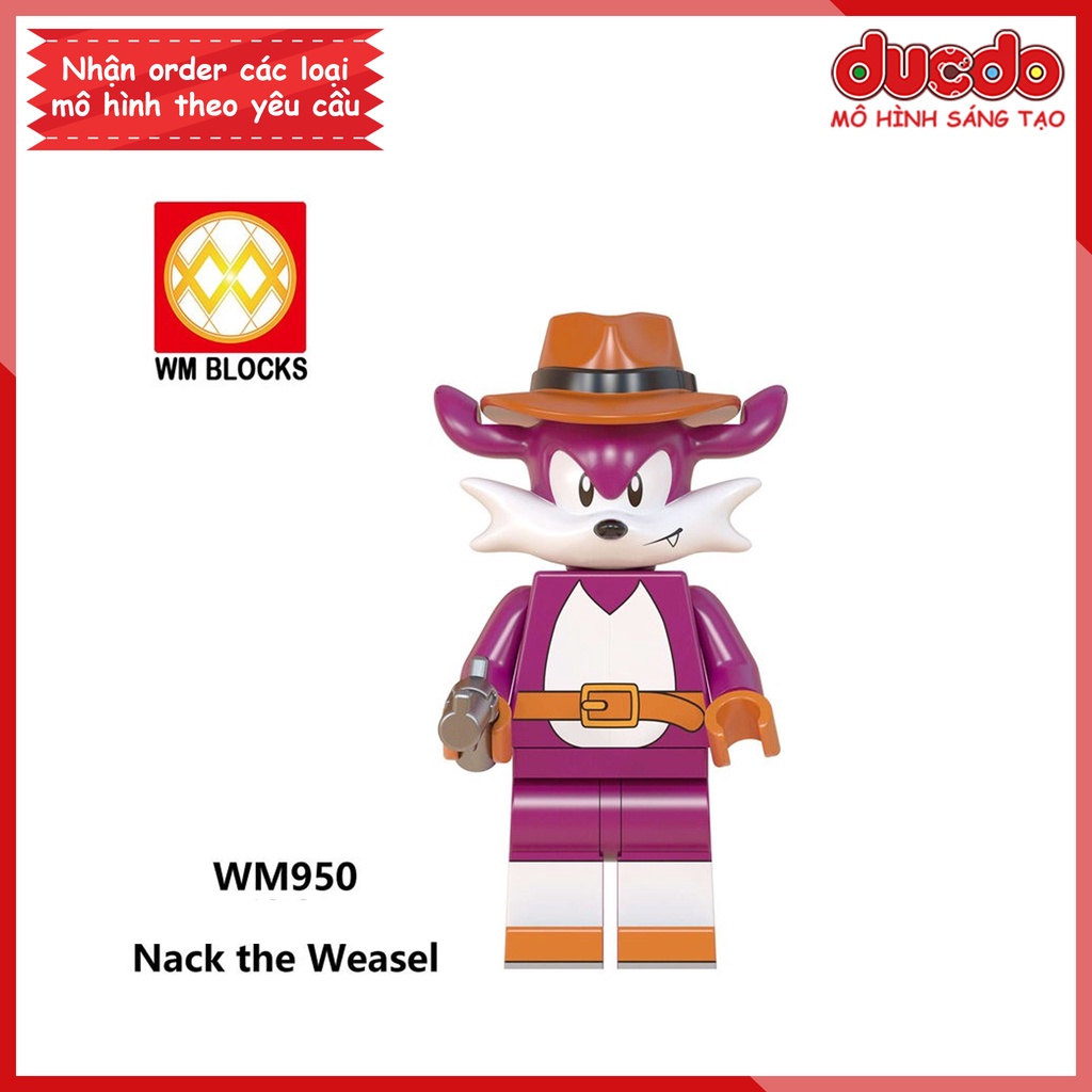 Minifigures các nhân vật trong nhím Sonic the Hedgehog - Đồ chơi Lắp ghép Xếp hình Mini Mô hình WM WM6088