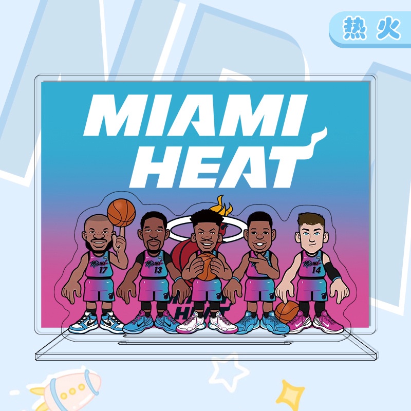 Mô Hình Đồ Chơi Hình Các Chiến Binh Bóng Rổ Chicago Bulls Golden State Warriors Milwaukee Bucks Nba Trang Trí Nhà Cửa