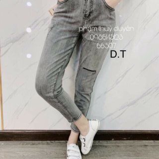 Quần jeans sau tui may kẻ bube_DTH