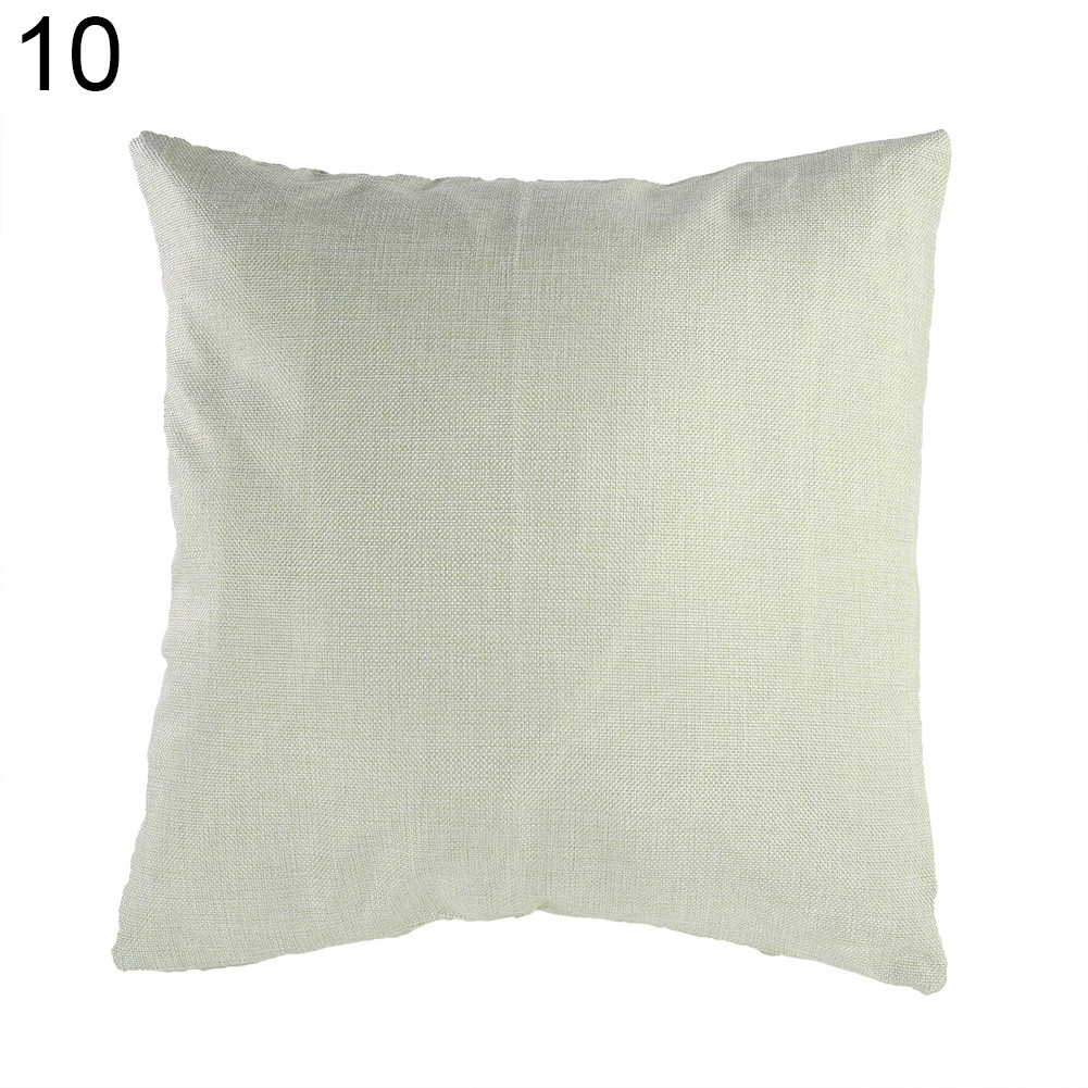 Bao gối tựa sofa hình vuông đơn sắc mới nhất