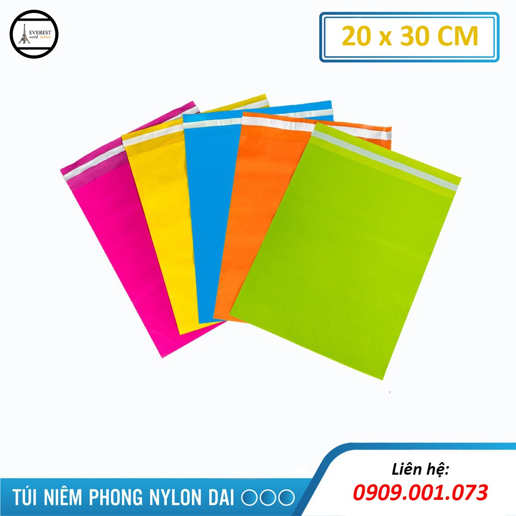 1 kg Túi gói hàng niêm phong size 20x30cm, lớp keo dán siêu tiện lợi, hàng có sẵn