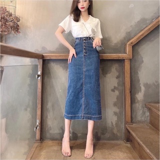 Chân váy jeans