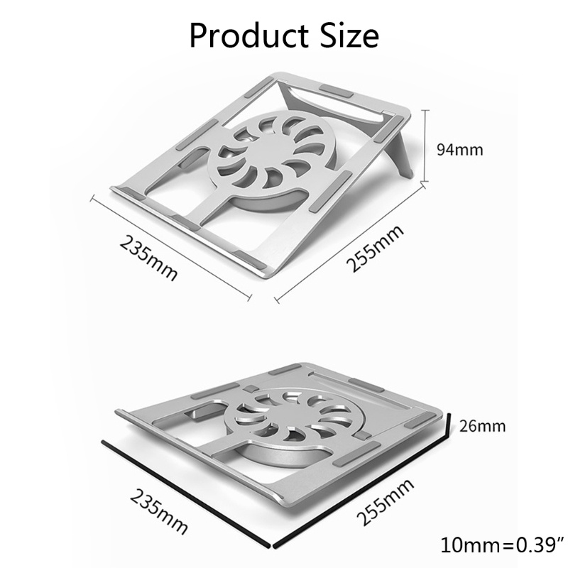 Giá Đỡ Tản Nhiệt Cho Laptop Bằng Nhôm Tiện Dụng Và Bền