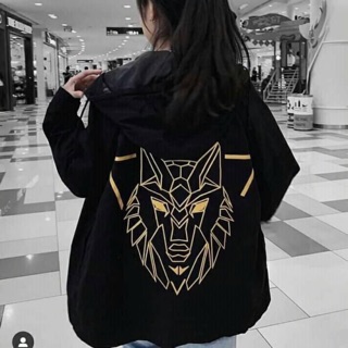 Áo Khoác Dù Nam Nữ Hai Lớp Chất Liệu Vải Gió Cao Cấp Hades Sói