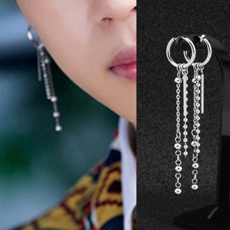 Bông Tai Chuỗi Hạt Tròn Phong Cách Halloween Độc Đáo