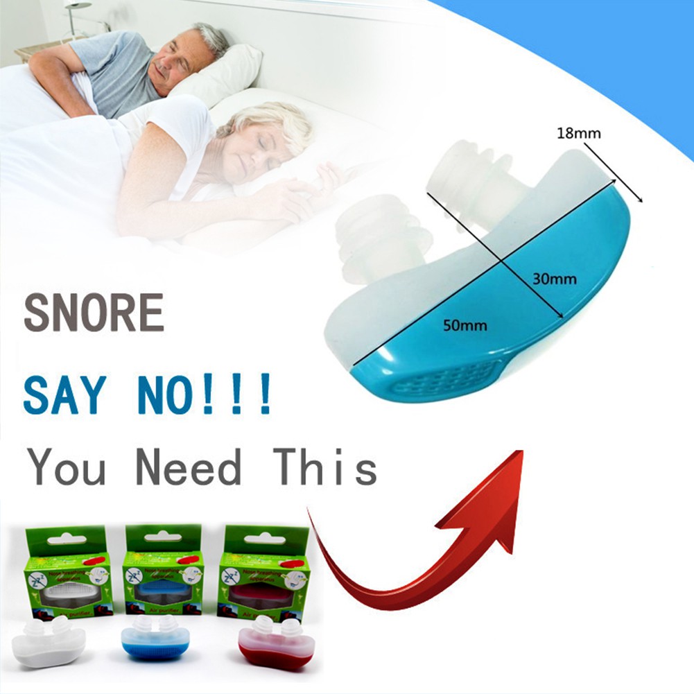 Kẹp mũi silicon chống ngáy giúp ngủ ngon tiện dụng