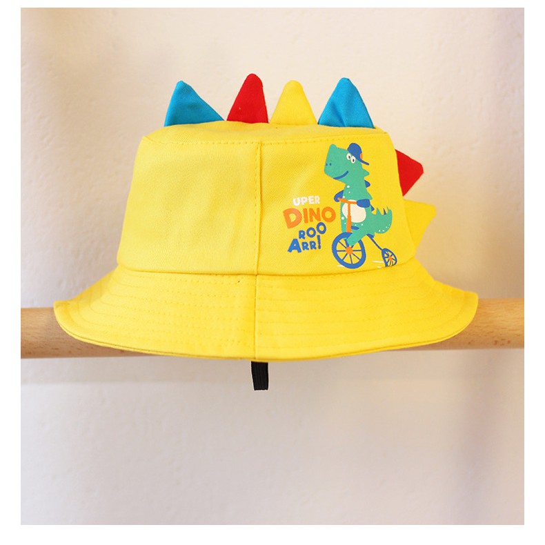 Mũ cho bé, Mũ  khủng long tai bèo ngộ nghĩnh cho bé 1-3 tuổi