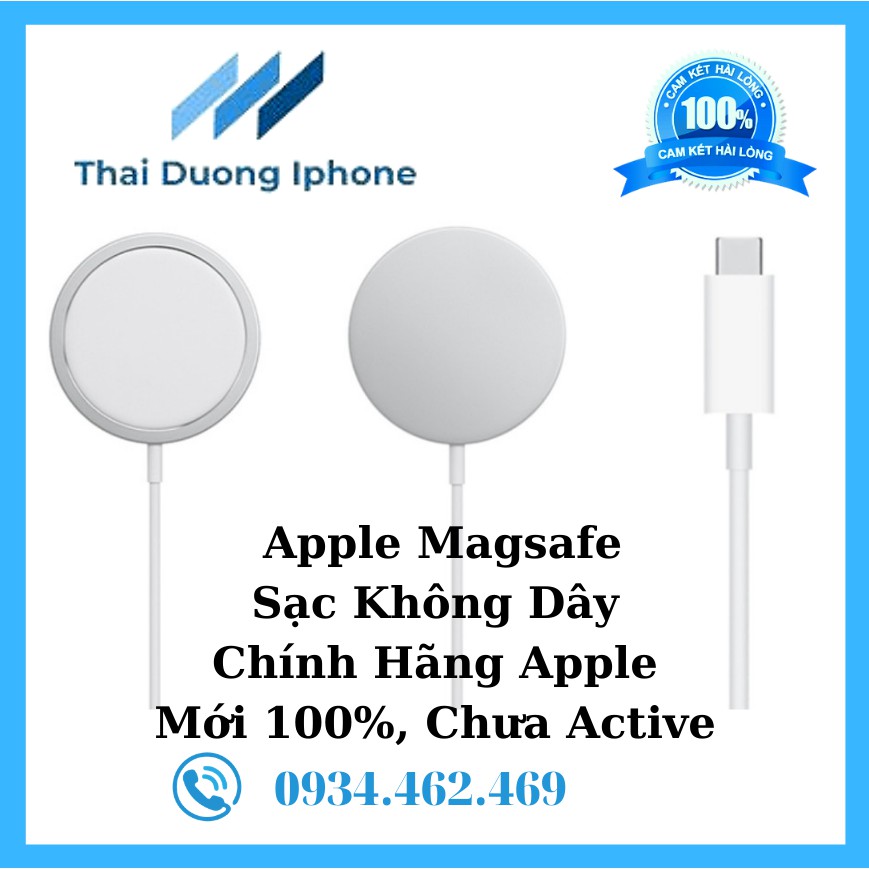 Apple Magsafe sạc không dây chính hãng Apple cho Iphone, airpods 2/ airpods pro