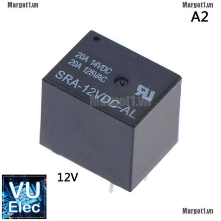 Rơ le - Relay  SRA-05VDC-AL SRA-12VDC-AL SRA-24VDC-AL 5V 12V 24V 20A