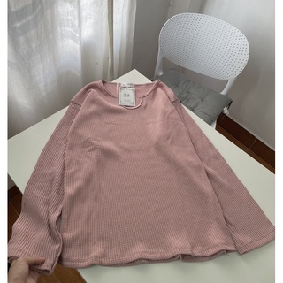 Áo len xốp cổ V ( 4 màu vàng, Đen, Trắng, Hồng đất )
