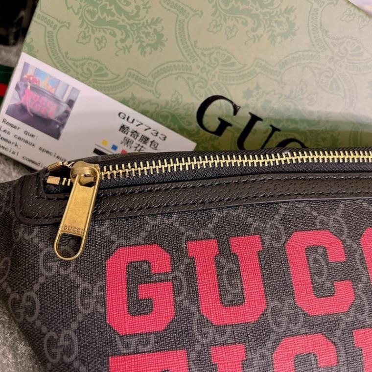 Túi Đeo Chéo GC Logo Đỏ Cực Hot Cho ACE - Túi Đeo Unisex GC Đen Chữ Đỏ Cao Cấp