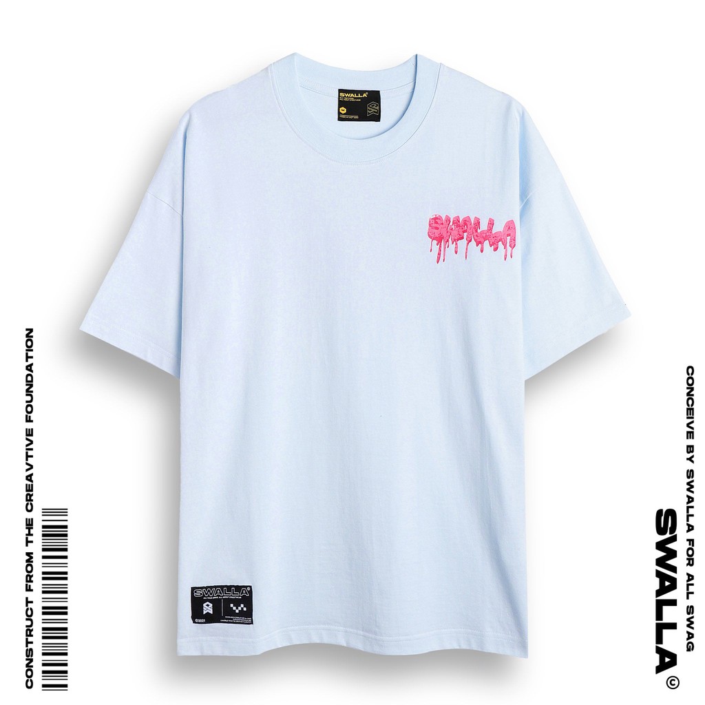 Áo thun unisex SWALLA PINKIDRIP 100% PREMIUM COTTON - LOCAL BRAND chính hãng